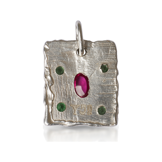 Block Party Necklace - Jelly Bean